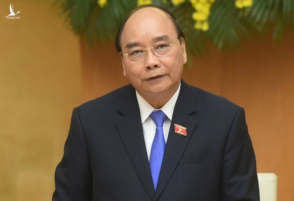 Thủ tướng Nguyễn Xuân Phúc chủ trì phiên họp Chính phủ thường kỳ tháng 3, chiều 31/3. Ảnh: VGP