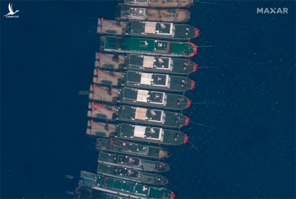 Hình ảnh các tàu dân quân biển Trung Quốc do AMTI công bố