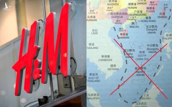 H&M hứng chịu làn sóng chỉ trích dữ dội tại Việt Nam vì nghi vấn chèn 'đường lưỡi bò' phi pháp vào bản đồ theo ý Trung Quốc /// ẢNH: REUTERS/CHỤP MÀN HÌNH THE GUARDIAN