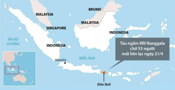 Tàu ngầm Indonesia có nguy cơ không thể cứu - 2