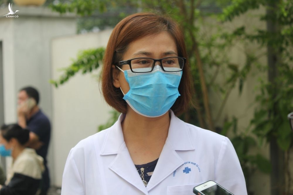 Giám đốc Trung tâm Y tế quận Nam Từ Liêm Nguyễn Thị Thu Trang.