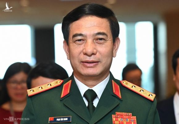Thượng tướng Phan Văn Giang, Bộ trưởng Quốc phòng lần đầu được giới thiệu ứng cử đại biểu Quốc hội, khối Chính phủ. Ảnh: Giang Huy