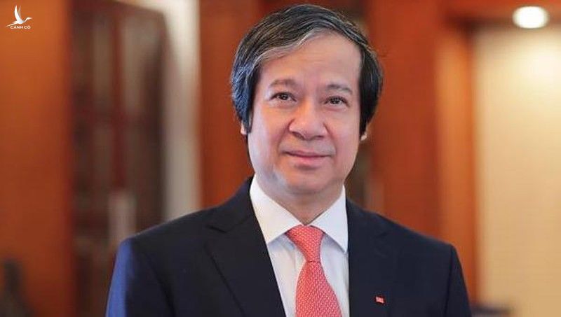 Tân Bộ trưởng Bộ Giáo dục và Đào tạo Nguyễn Kim Sơn.