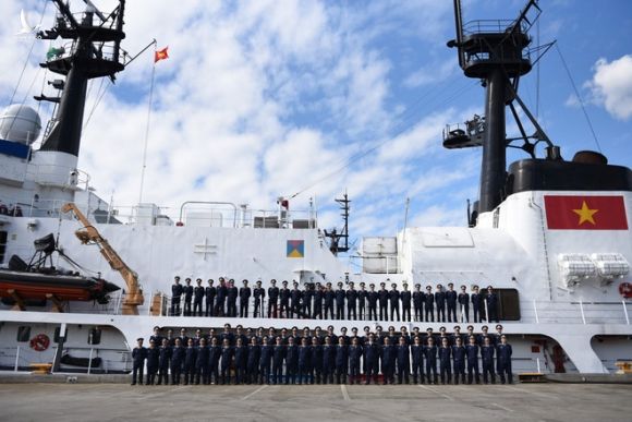 Cảnh sát biển Việt Nam chính thức tiếp nhận tàu CSB 8021 từ Mỹ: Đang trên đường trở về nước - Ảnh 1.