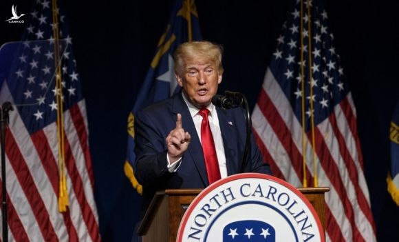 Trump phát biểu tại Hội nghị đảng Cộng hòa bang Bắc Carolina ngày 5/6. Ảnh: AFP.