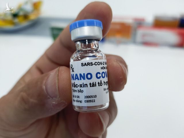Vắc xin của Nanogen sản xuất trong giai đoạn thử nghiệm lâm sàng - Ảnh: HOÀNG LỘC