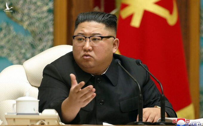 Kim Jong-un hồi năm 2020. Ảnh: KCNA.