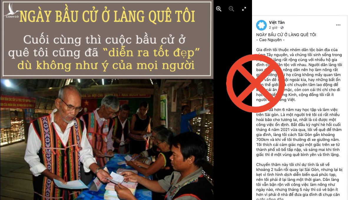 Luận điệu xuyên tạc hoạt động bầu cử ở Tây nguyên của tổ chức chống phá Việt Tân.