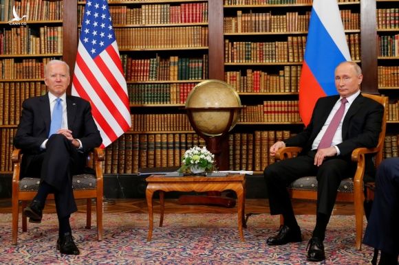 Hai nhà lãnh đạo Mỹ - Nga trong cuộc họp tại Geneva hô 16.6 /// Reuters