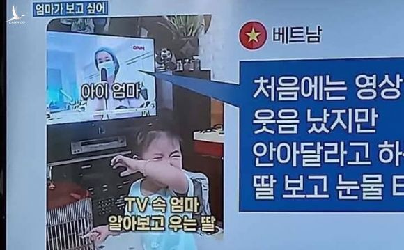 Phát sóng trên truyền hình Hàn Quốc, clip em bé khóc nức nở khi thấy mẹ trong tivi đã "lay động" cả triệu người xem