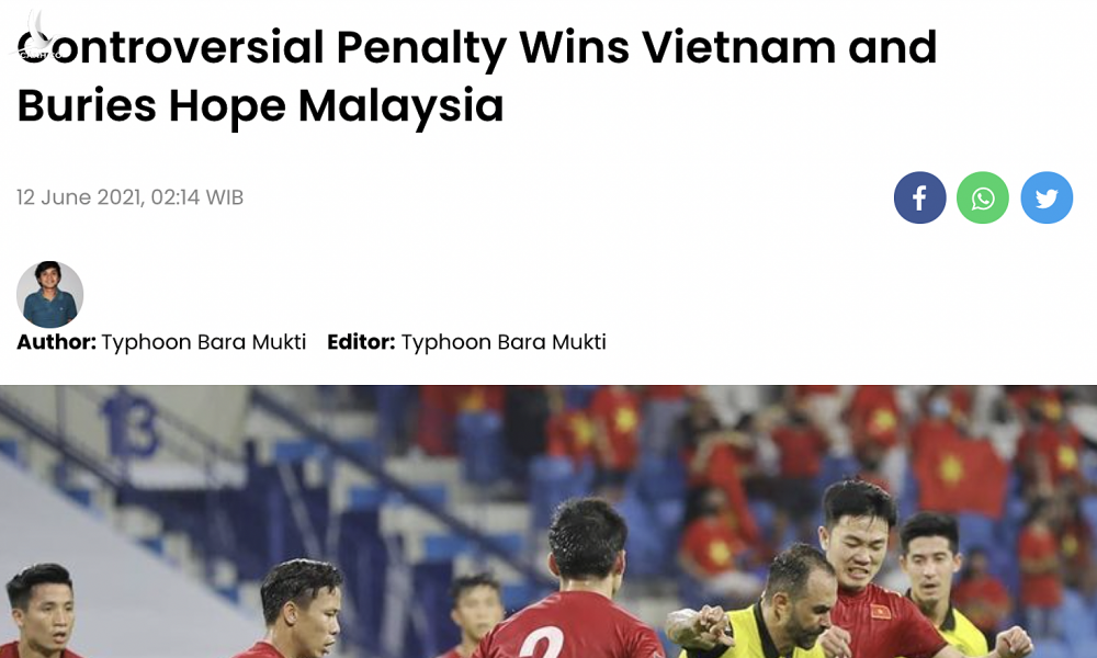 Việt Nam thắng nhờ phạt đền gây tranh cãi, và nhấn chìm hy vọng của Malaysia là tiêu đề bài viết của skor.id
