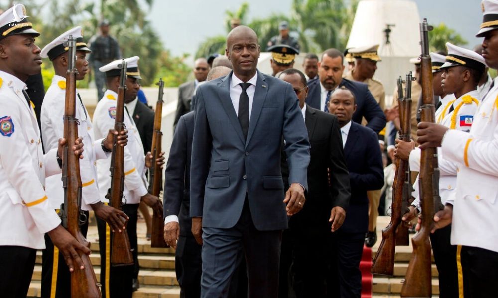 Tổng thống Haiti Jovenel Moise tại thủ đô Port-au-Prince hồi năm 2018. Ảnh: AP.