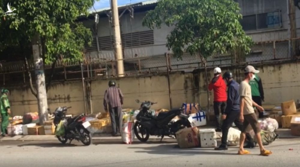 TP.HCM: Tài xế chở rau củ Đà Lạt bày bán trên vỉa hè Tân Bình bị phạt - ảnh 1