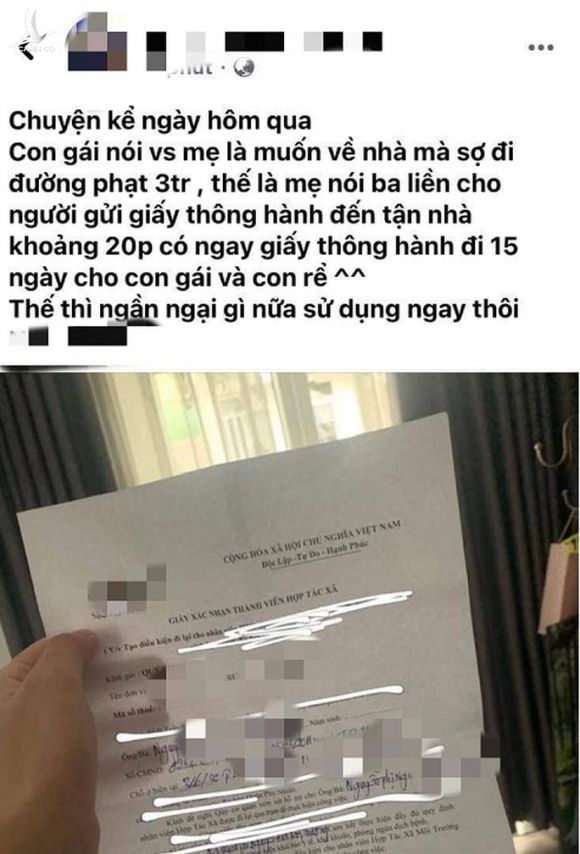 Diễn biến mới vụ giám đốc hợp tác xã ở TP HCM ký giấy thông hành cho con gái - Ảnh 1. Diễn biến mới vụ giám đốc hợp tác xã ở TP HCM ký giấy thông hành cho con gái - Ảnh 1.