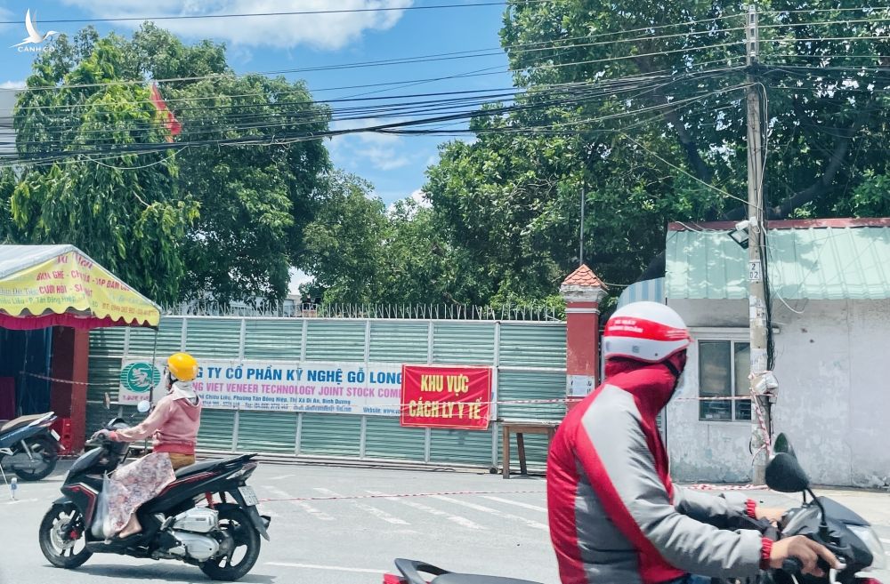 Công ty Long Việt nơi phát hiện F0 /// Ảnh: ĐỖ TRƯỜNG
