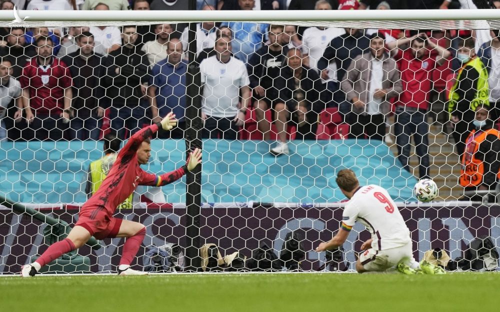 Tiền đạo đội Anh ghi bàn quyết định trong trận thắng Đức tại Euro 2020 /// Reuters
