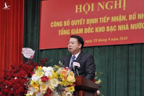 Tân thứ trưởng Bộ Tài chính Nguyễn Đức Chi. Ảnh: MOF.