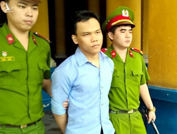 Nguyễn Kim An sau khi bị tuyên án tử hình, tháng 6/2015. Ảnh:Bình Nguyên.