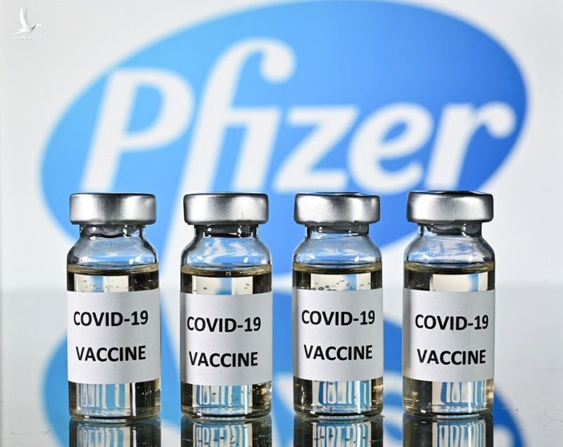 Các lọ vaccine Covid-19 của Pfizer hồi tháng 11/2020. Ảnh: AFP.