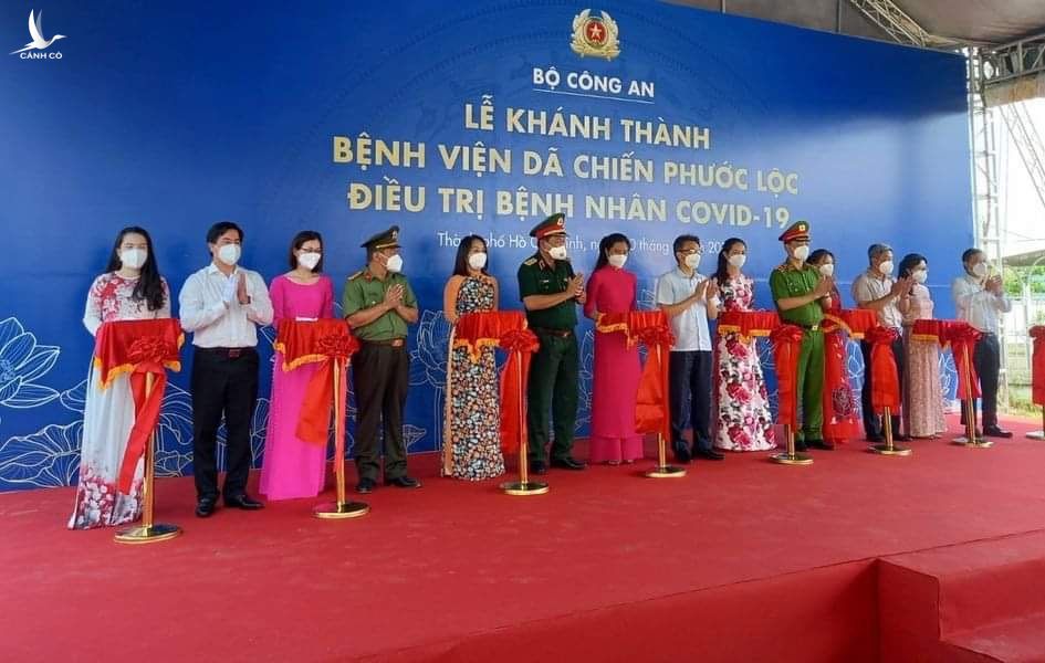 Sau một tuần xây dựng, Bệnh viện dã chiến Phước Lộc chính thức được đưa vào hoạt động sáng 30.8 /// BVCC
