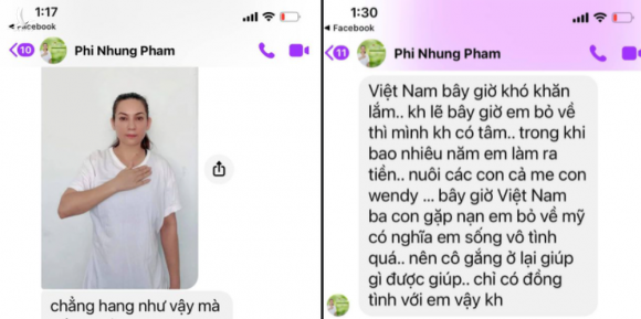 Tin nhắn xúc động của Phi Nhung: Bà con gặp nạn, em bỏ về Mỹ thì sống vô tình quá - Ảnh 3.