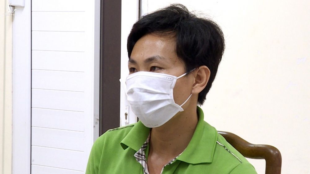 Trần Tấn Dương tại cơ quan điều tra /// Ảnh S.T