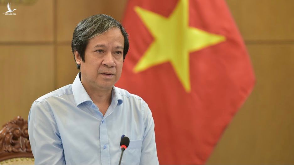 Bộ trưởng Nguyễn Kim Sơn cho rằng phải cố gắng giảm thiểu tổn thương của ngành giáo dục trước dịch bệnh /// ẢNH THẾ ĐẠI