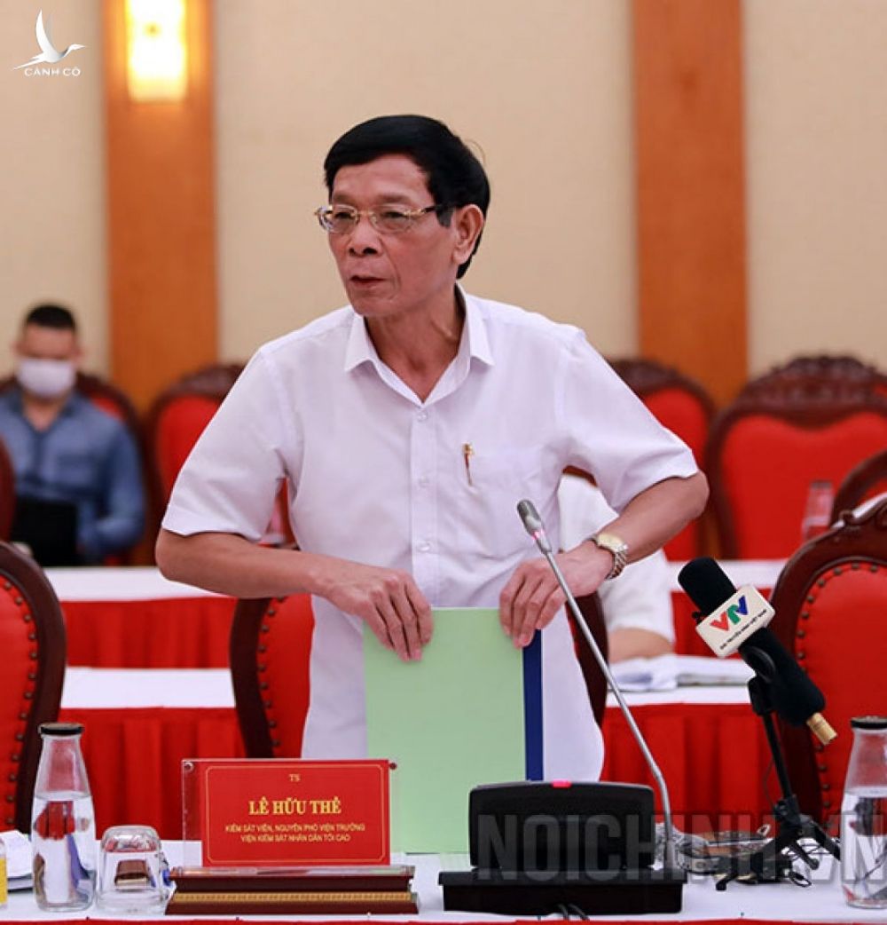 Ông Lê Hữu Thể, nguyên Phó Viện trưởng Viện kiểm sát nhân dân Tối cao. (ảnh: Noichinh.vn)