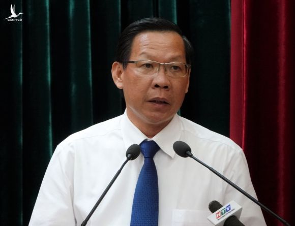 Ông Phan Văn Mãi, Phó bí thư Thường trực Thành ủy TP.HCM phát biểu nhận nhiệm vụ cách đây hơn 2 tháng /// Ảnh: Sỹ Đông