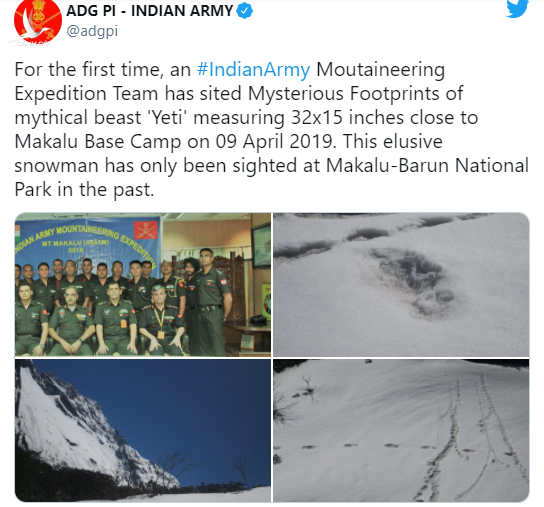 Quân đội Ấn Độ tìm thấy bằng chứng về quái vật huyền thoại Yeti - Ảnh 1.