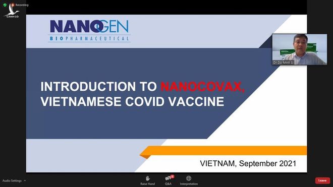 Nanogen báo cáo kết quả thử nghiệm Nanocovax với WHO - 1