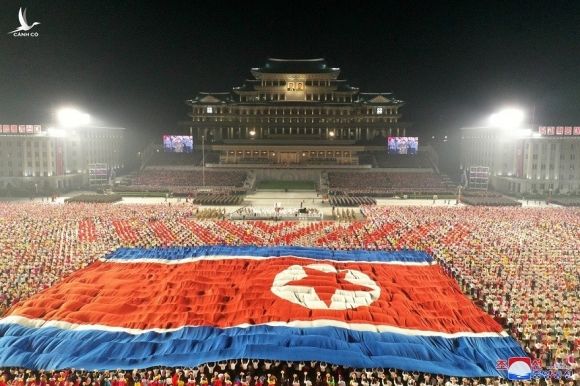 Quảng trường Kim Nhật Thành trong lễ duyệt binh ngày 9/9, kỷ niệm 73 năm quốc khánh Triều Tiên. (Nguồn: Reuters)