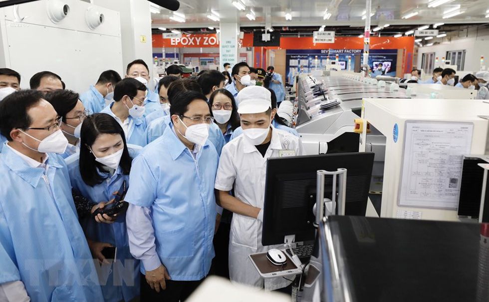 Thủ tướng thăm Nhà máy Samsung Electronics Việt Nam Thái Nguyên - Ảnh 4.