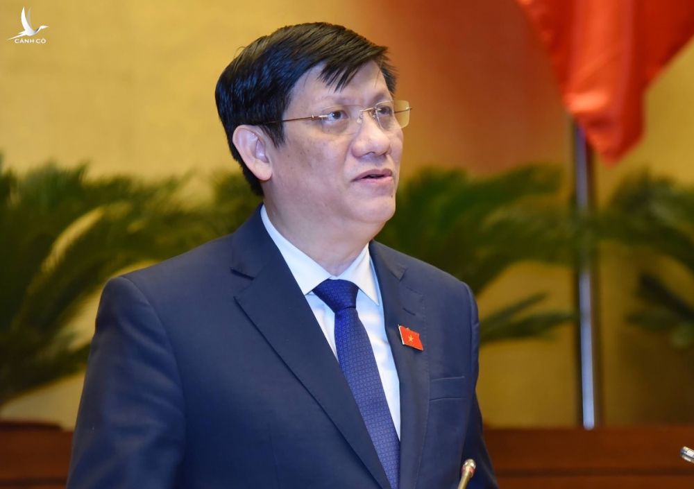 Bộ trưởng Y tế Nguyễn Thanh Long. Ảnh: Trung tâm báo chí Quốc hội