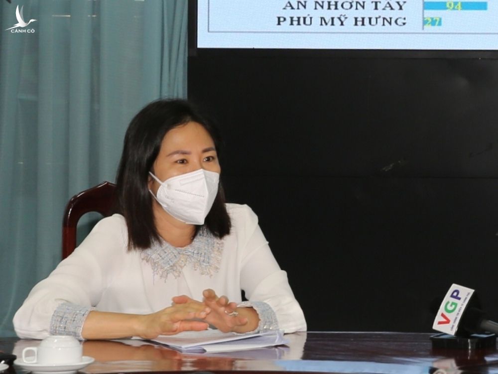 Chủ tịch UBND huyện Củ Chi Phạm Thị Thanh Hiền. Ảnh VGP