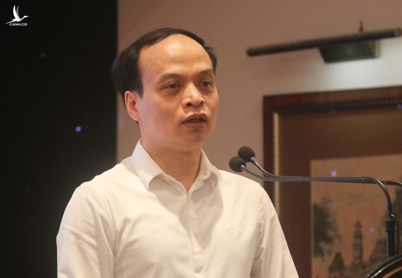 Ông Lê Minh Tuấn - Phó Cục trưởng Cục Nghệ thuật biểu diễn - tại sự kiện hồi tháng 4. Ảnh: Mai Nhật