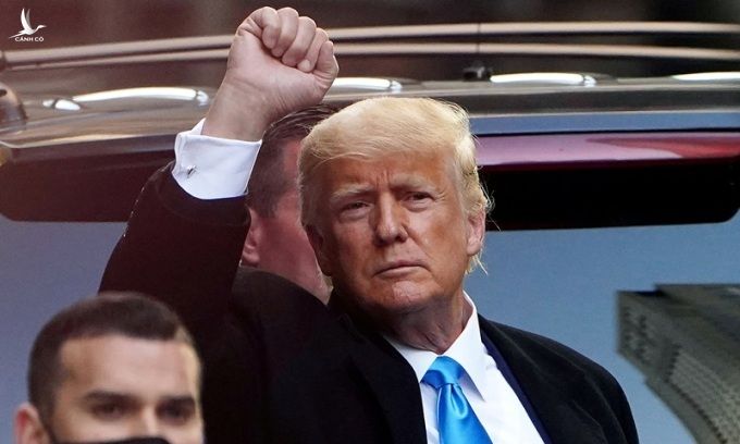 Cựu tổng thống Mỹ Donald Trump tại New York hồi tháng 3. Ảnh: Reuters.