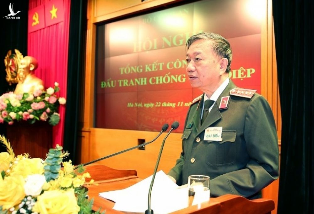 Bộ trưởng Tô Lâm phát biểu tại hội nghị.