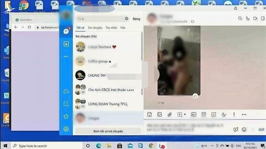 Đồng Tháp: Đề nghị kỷ luật 2 thầy giáo vụ lộ clip phản cảm khi dạy trực tuyến - ảnh 1