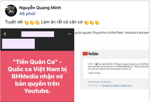 Dư luận bức xúc khi Quốc ca Việt Nam cùng rất nhiều ca khúc khác bị BH Media nhận vơ bản quyền - Ảnh 7.