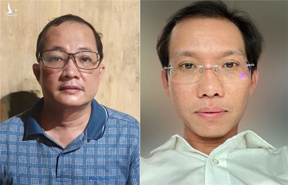 Ông Quân và Lợi. Ảnh: Công an cung cấp