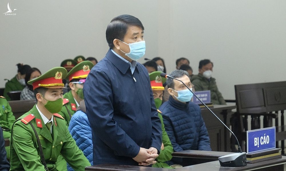 Ông Nguyễn Đức Chung trong phiên tào ngày 27/12. Ảnh: Danh Lam