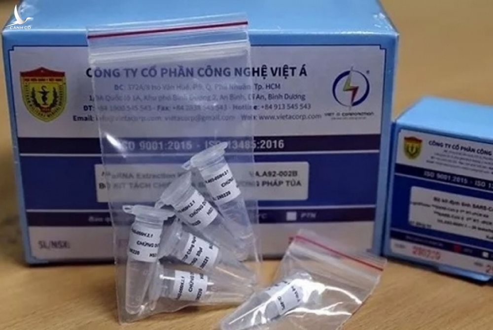 Kit test của Công ty Việt Á.