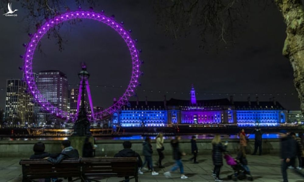 Quang cảnh có phần vắng lặng hơn ở London, Anh. ẢnhREX/Shutterstock.