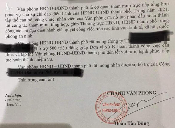 Không chỉ 1 doanh nghiệp bị xin tiền Tết, thành phố Thuận An sẽ trả lại tiền đã nhận - Ảnh 2.