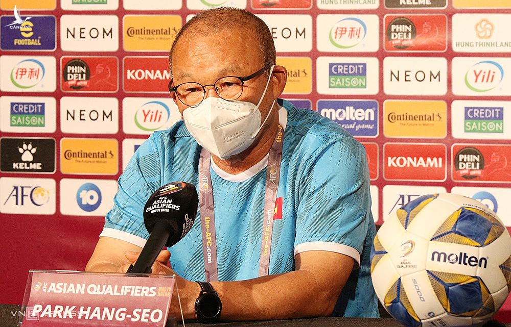 HLV Park Hang-seo vẫn chưa thể giúp tuyển Việt Nam có điểm tại vòng loại thứ ba World Cup 2022 - khu vực châu Á.