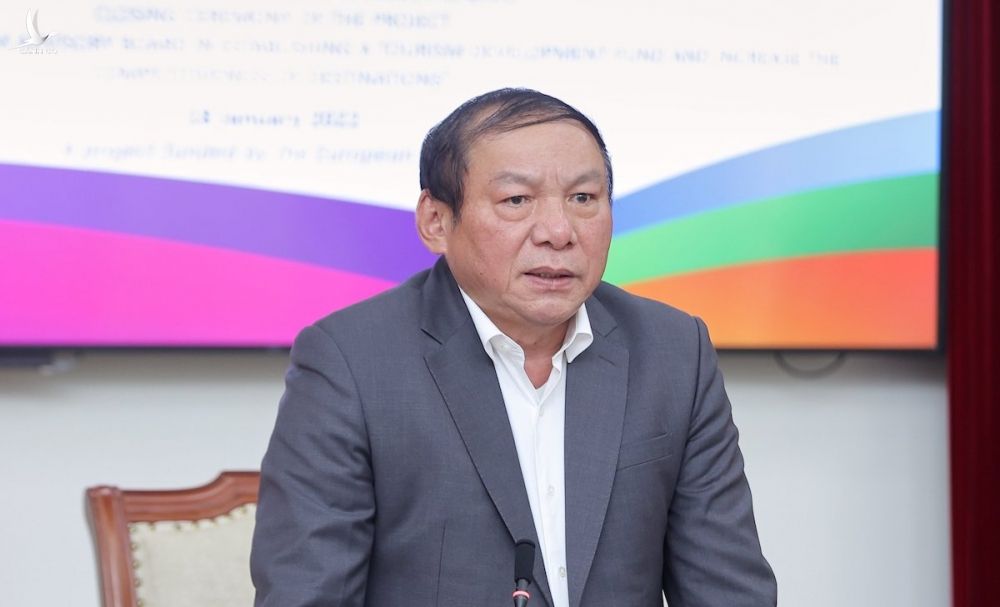 Bộ trưởng Bộ Văn hóa Thể thao và Du lịch Nguyễn Văn Hùng. Ảnh: Khánh BTQ