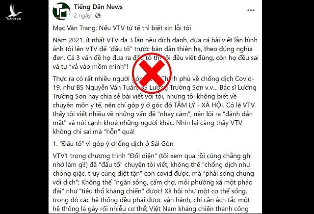 Chuyện ông Mạc Văn Trang bức xúc vì bị VTV “vạch mặt”