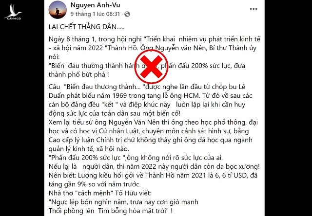 Về những kẻ học đòi bắt bẻ câu chữ của Bí thư Nguyễn Văn Nên
