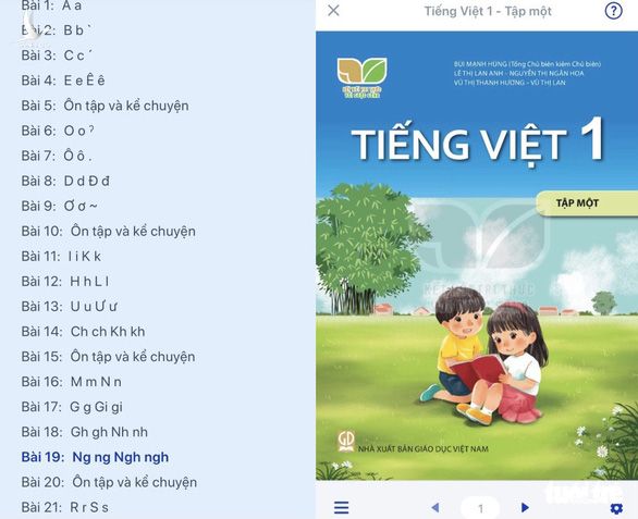 Lạ lùng sách Tiếng Việt 1 không dạy chữ P, hiệu trưởng viết tâm thư cho bộ trưởng - Ảnh 1.